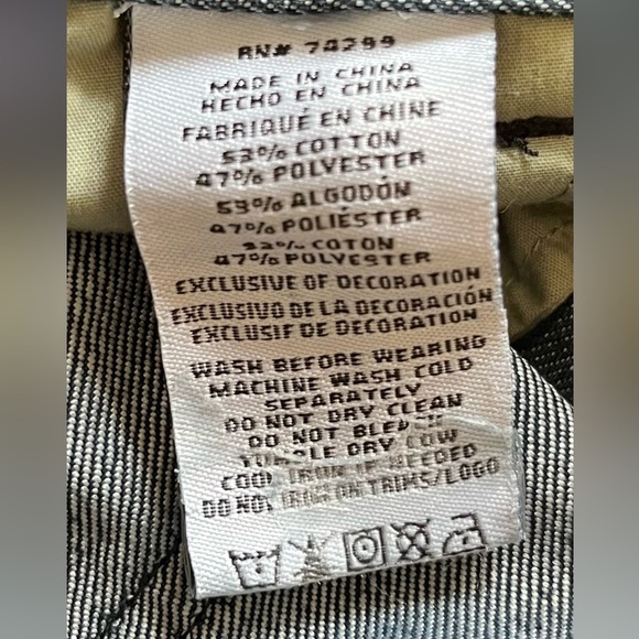 DKNY Greenwich Slim Dark Wash Jeans Boys size 12 - Picture 3 of 4